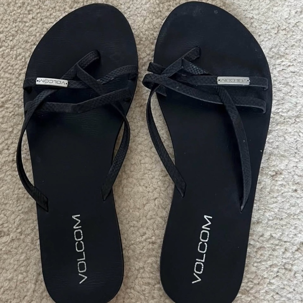 Volcom Women's Black Sandals